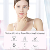 Electric V-Shape Slimming Face Massager LED Photon Therapy Vibration