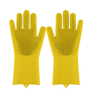 Magic Silicone Dishwashing Scrubber Dish Washing Sponge Rubber