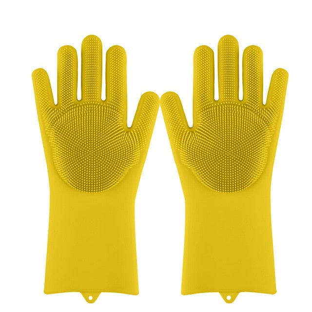Magic Silicone Dishwashing Scrubber Dish Washing Sponge Rubber
