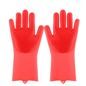 Magic Silicone Dishwashing Scrubber Dish Washing Sponge Rubber