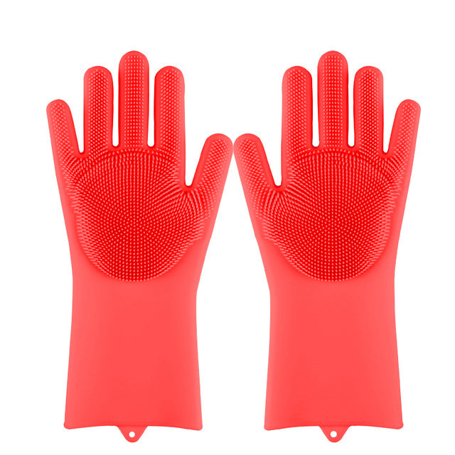 Magic Silicone Dishwashing Scrubber Dish Washing Sponge Rubber