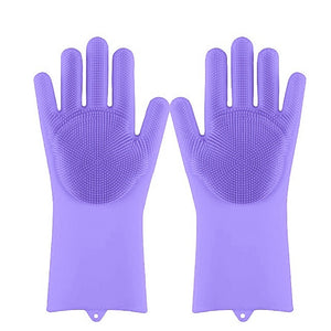 Magic Silicone Dishwashing Scrubber Dish Washing Sponge Rubber