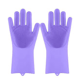 Magic Silicone Dishwashing Scrubber Dish Washing Sponge Rubber