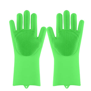 Magic Silicone Dishwashing Scrubber Dish Washing Sponge Rubber