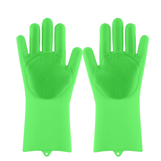 Magic Silicone Dishwashing Scrubber Dish Washing Sponge Rubber