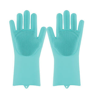 Magic Silicone Dishwashing Scrubber Dish Washing Sponge Rubber